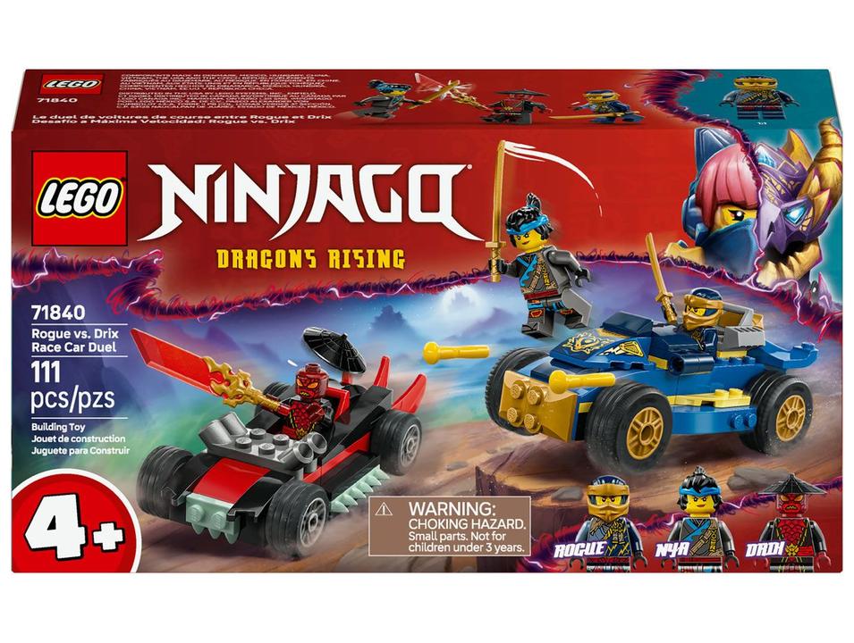 LEGO Duelo de Carros de Corrida de Rogue vs. Drix - 8