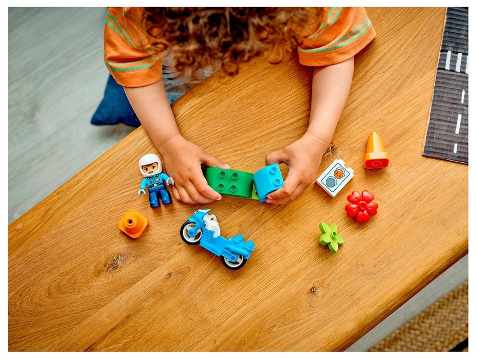 LEGO Duplo Motocicleta da Polícia Azul 10471 - 3