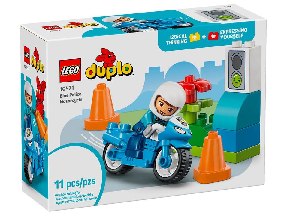 LEGO Duplo Motocicleta da Polícia Azul 10471 - 5
