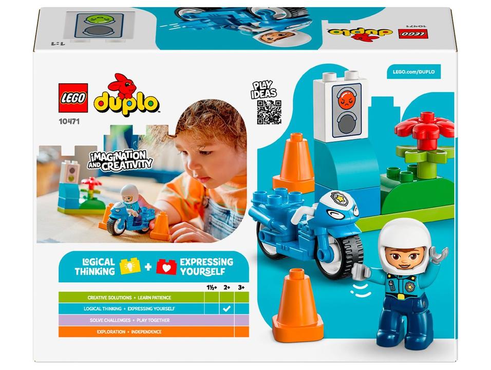 LEGO Duplo Motocicleta da Polícia Azul 10471 - 6