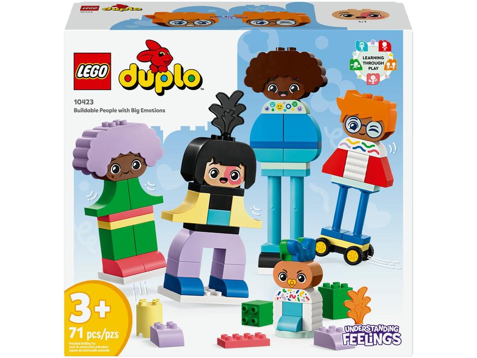 LEGO Duplo Town Pessoas Construíveis com Grandes - Emoções 10423 71 Peças - 9