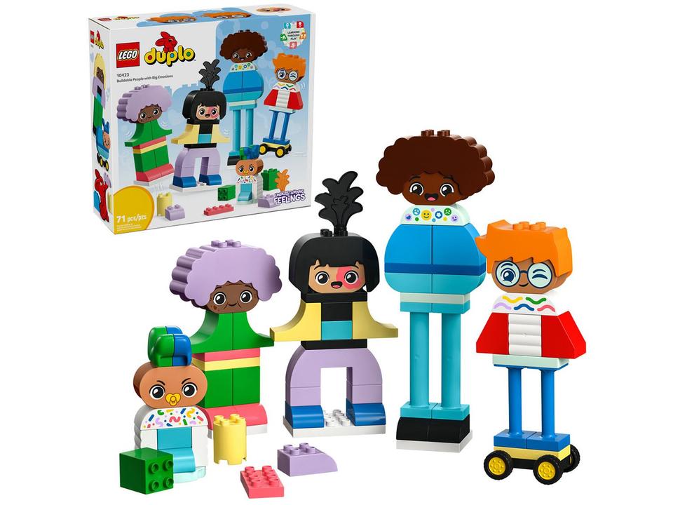 LEGO Duplo Town Pessoas Construíveis com Grandes - Emoções 10423 71 Peças