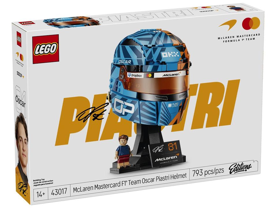 LEGO Editions Capacete Oscar Piastri da Equipe - 5