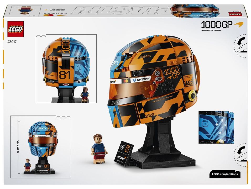 LEGO Editions Capacete Oscar Piastri da Equipe - 6