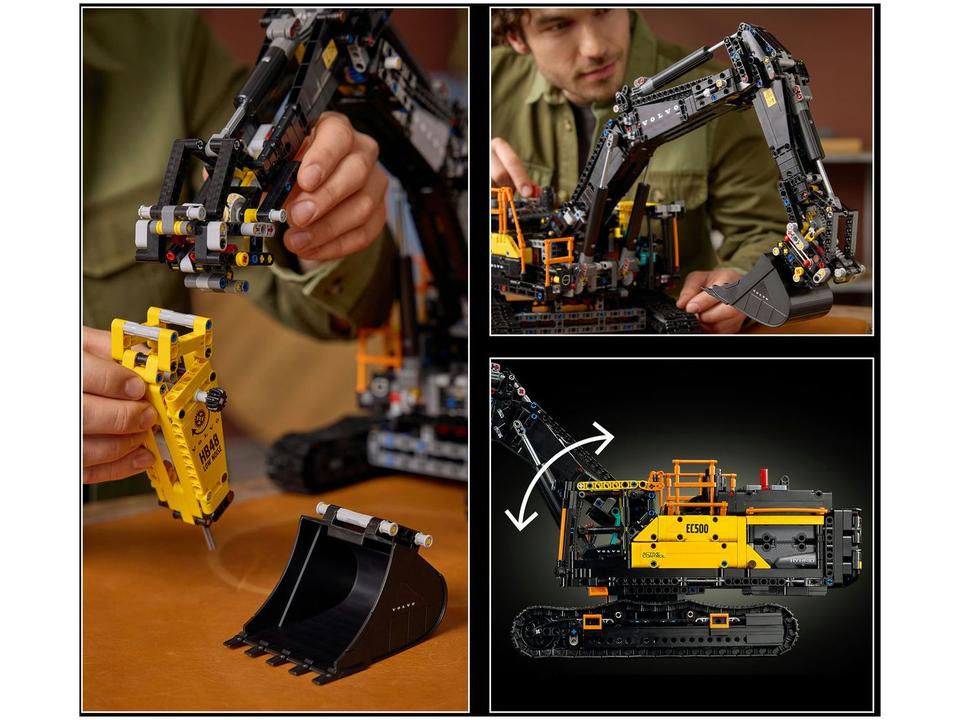 LEGO Escavadeira Volvo EC500 Hybrid 42215 - 7