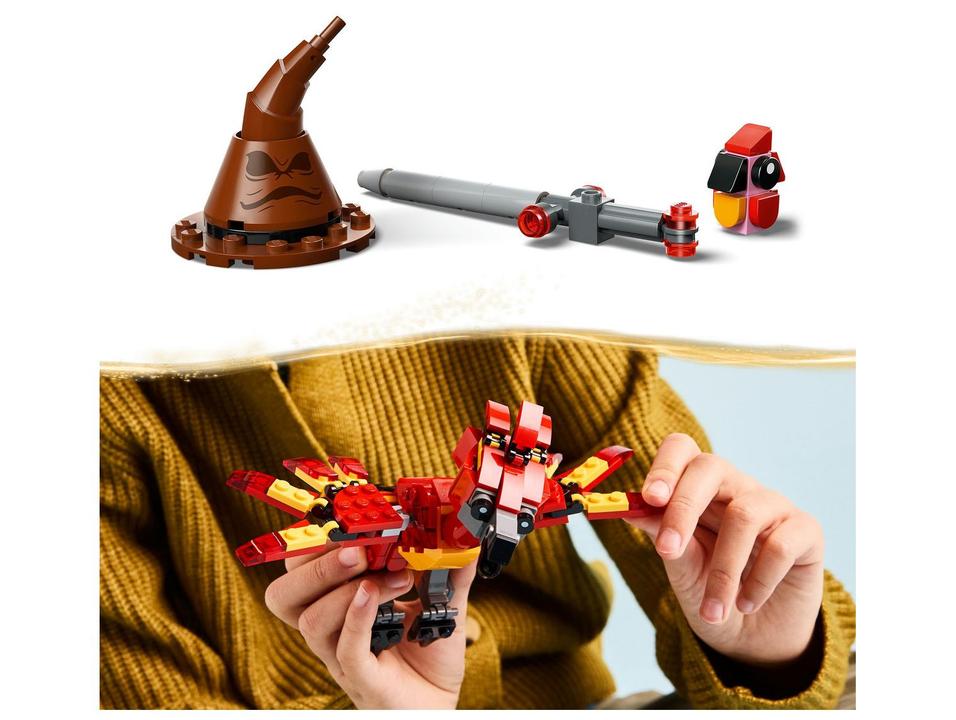 LEGO Fawkes A Fênix de Dumbledore 76448 299 Peças - 4