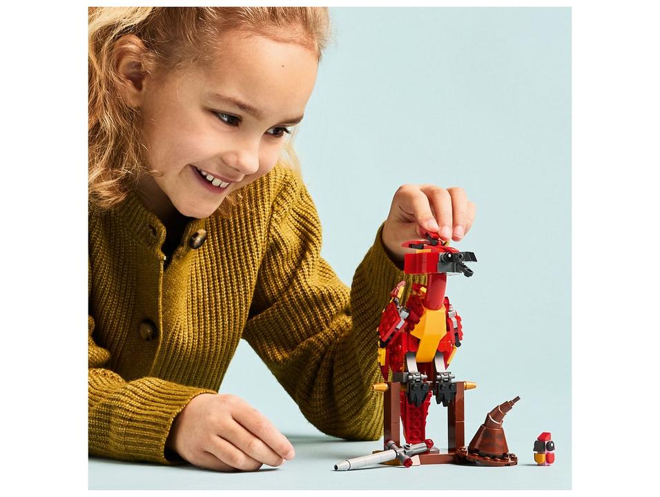 LEGO Fawkes A Fênix de Dumbledore 76448 299 Peças - 2