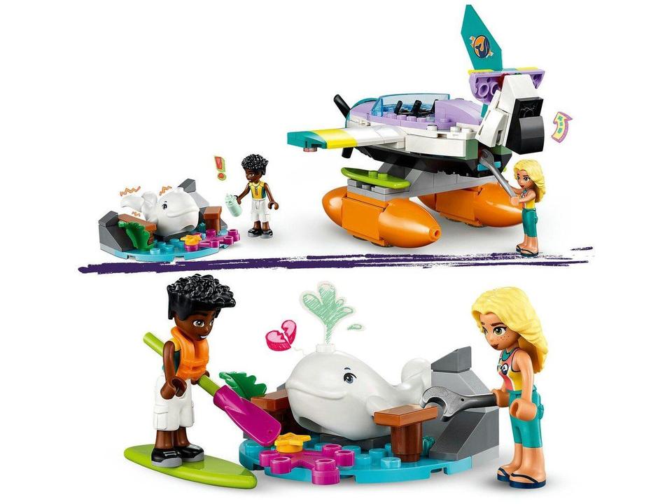 LEGO Friends Avião de Resgate Marítimo 203 Peças - 5