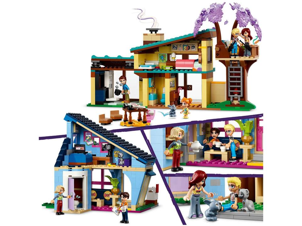 LEGO Friends Casas de Família de Olly e Paisley - 7