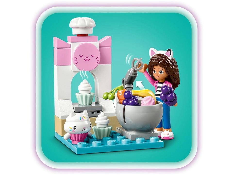 LEGO Gabbys Dollhouse Diversão na Confeitaria com - o Cakey 10785 58 Peças - 8