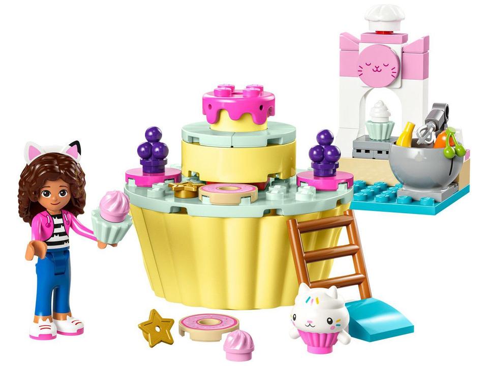 LEGO Gabbys Dollhouse Diversão na Confeitaria com - o Cakey 10785 58 Peças - 1
