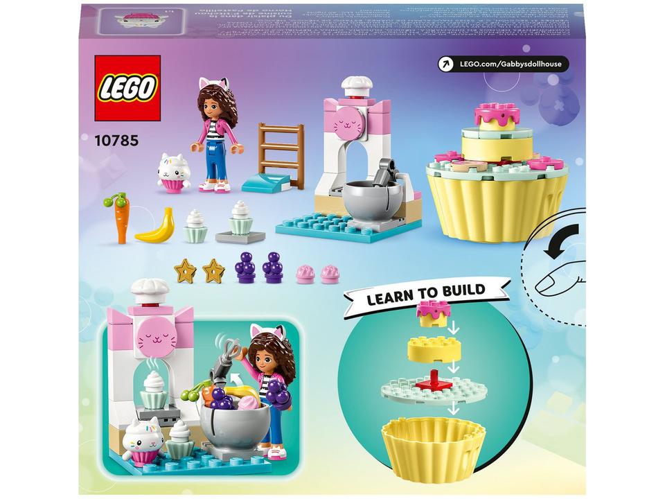 LEGO Gabbys Dollhouse Diversão na Confeitaria com - o Cakey 10785 58 Peças - 3