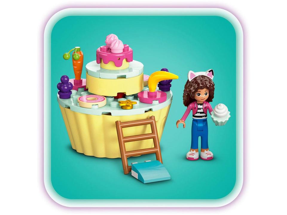LEGO Gabbys Dollhouse Diversão na Confeitaria com - o Cakey 10785 58 Peças - 7