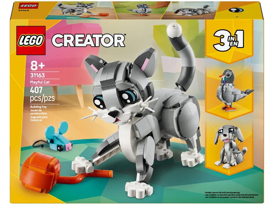 LEGO Gato Brincalhão 3 em 1 31163 407 Peças - 8
