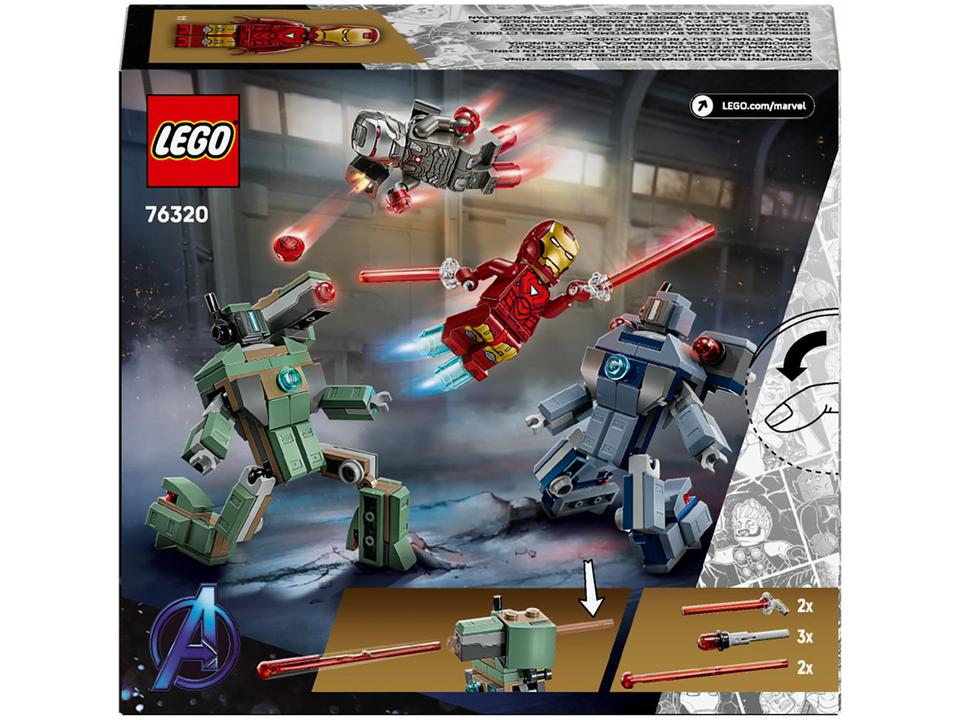 LEGO Homem de Ferro e Máquina de Guerra vs. Drones - 9