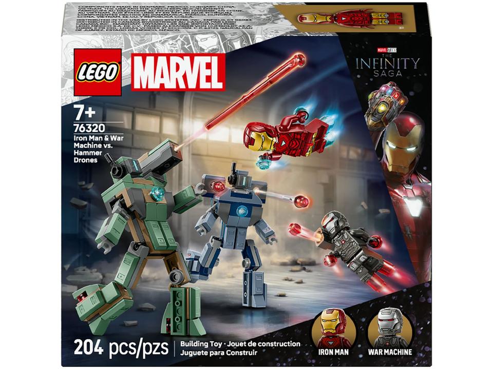 LEGO Homem de Ferro e Máquina de Guerra vs. Drones - 8