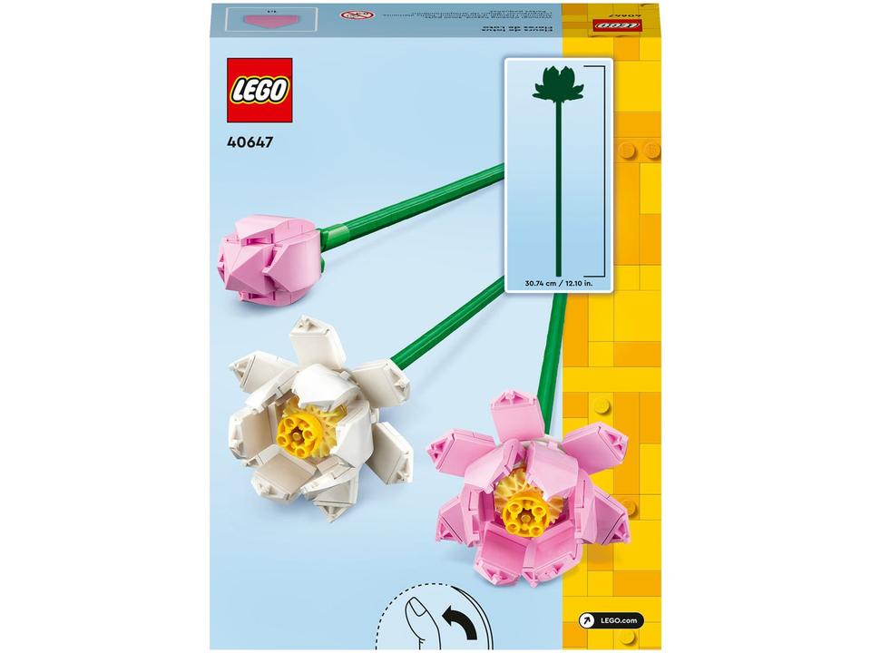 LEGO Iconic Flores de Lótus 40647 220 Peças - 9