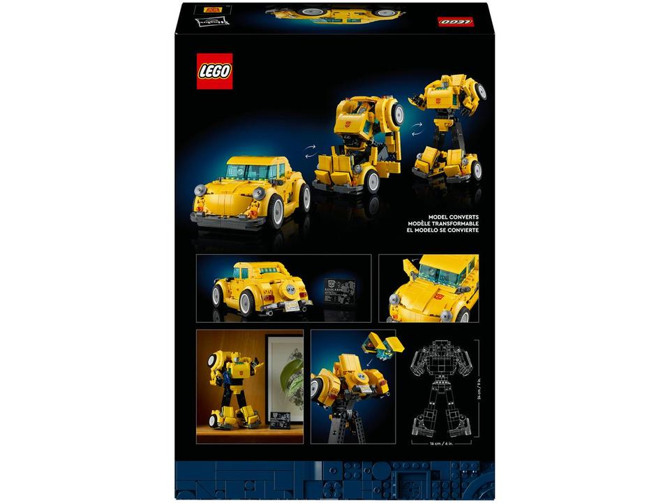 LEGO Icons Bumblebee de Transformers 10338 - 9