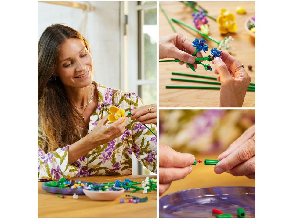 LEGO Icons Buquê de Flores Silvestres 939 Peças - 7
