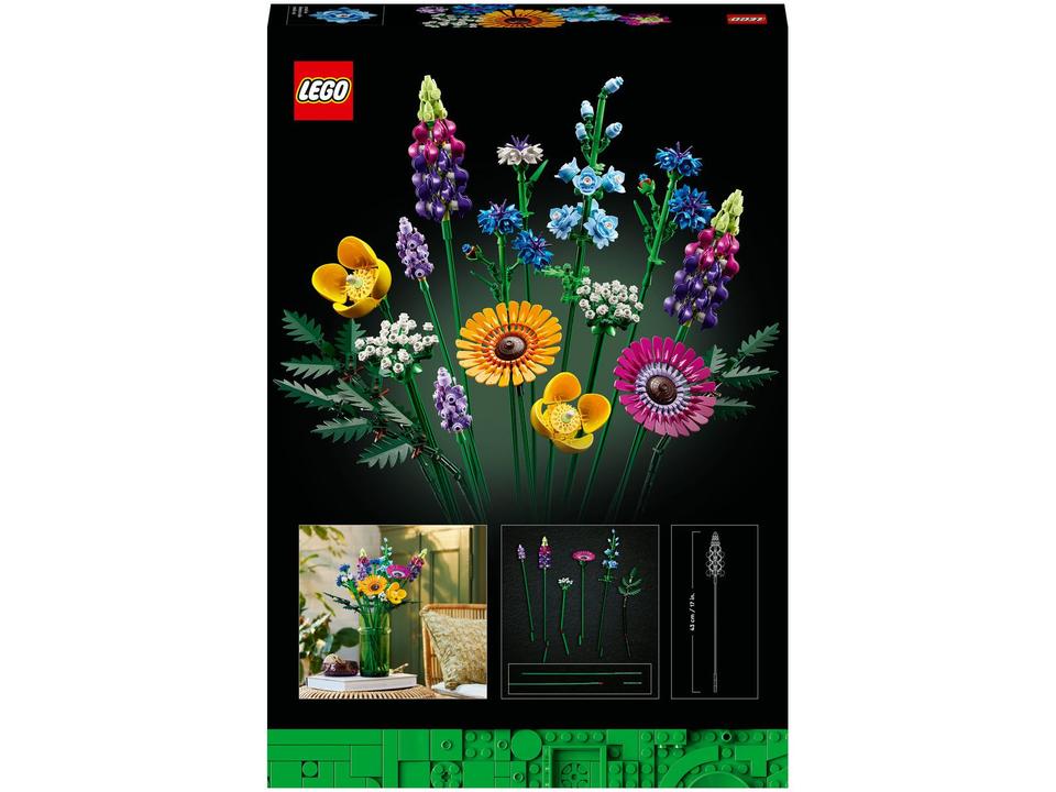 LEGO Icons Buquê de Flores Silvestres 939 Peças - 10313 - 13