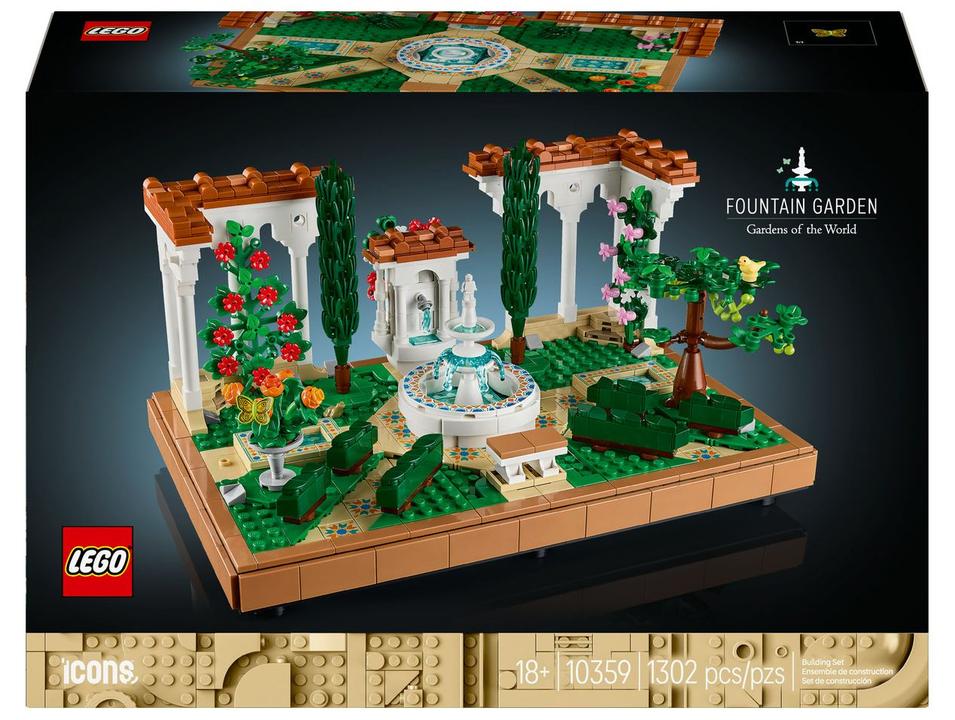 LEGO Jardim com Fonte 10359 1302 peças - 7