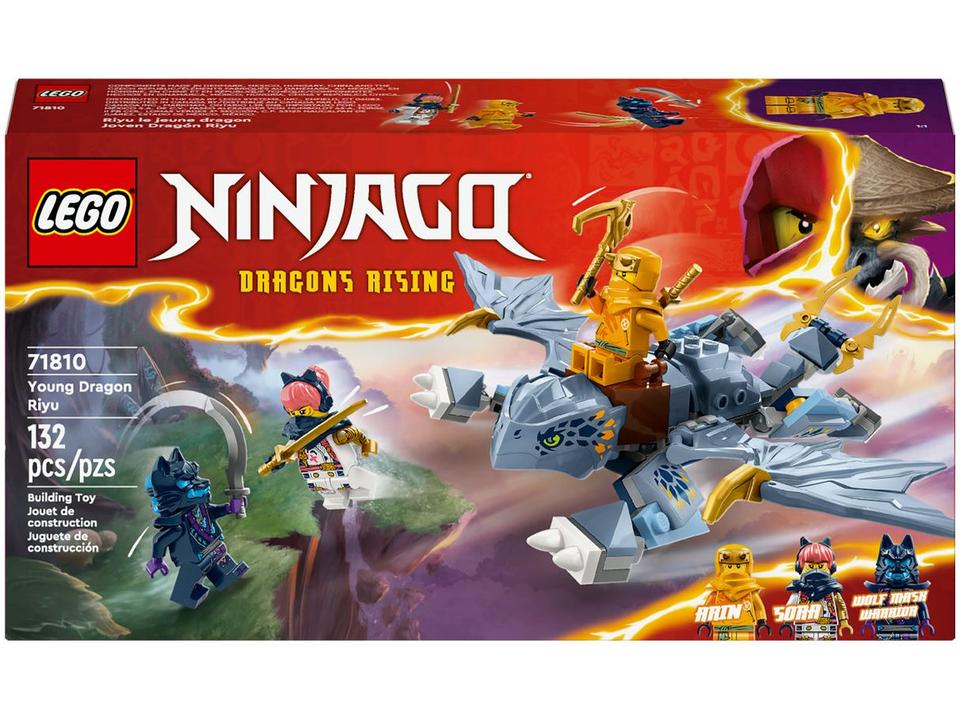 LEGO Jovem Dragão Riyu 71810 132 Peças - 8