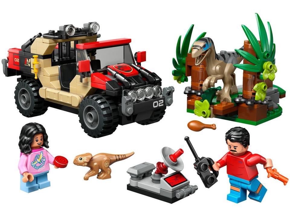 LEGO Jurassic World Fuga Off-Road do Raptor - 7