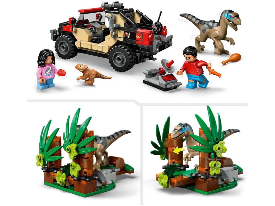 LEGO Jurassic World Fuga Off-Road do Raptor - 6
