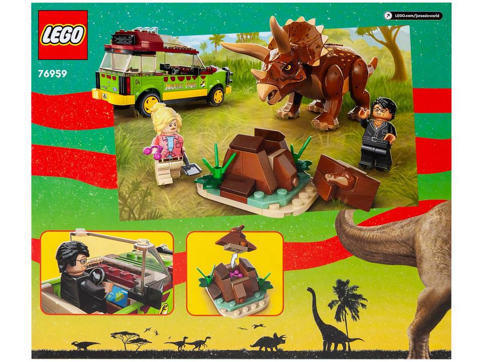 LEGO Jurassic World Pesquisa de Triceratops - 10