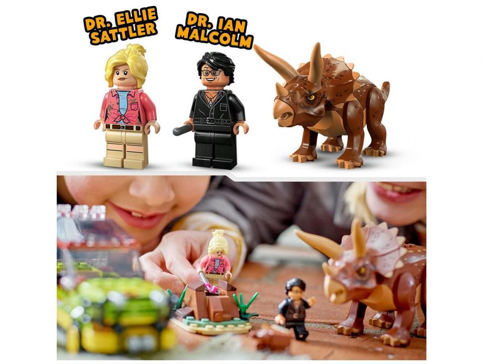 LEGO Jurassic World Pesquisa de Triceratops - 7