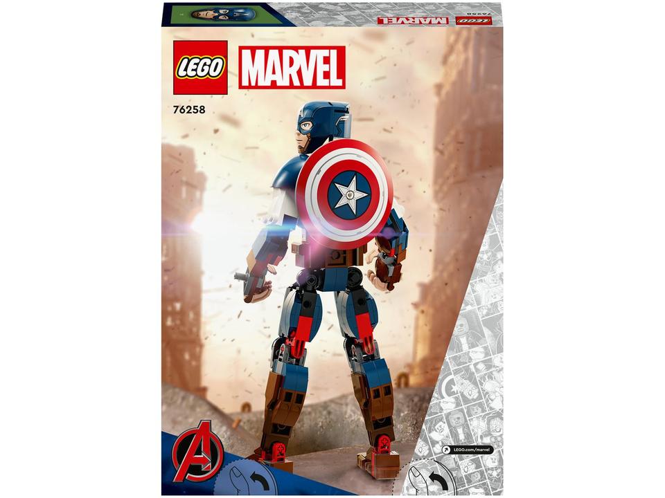 LEGO Marvel Figura de Construção do Capitão - 3