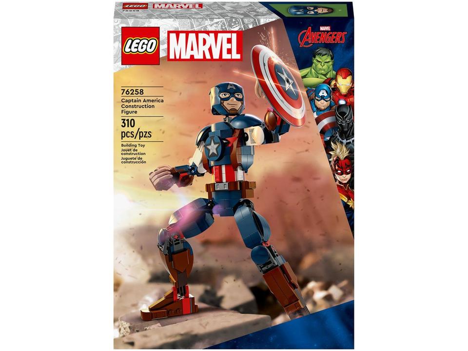 LEGO Marvel Figura de Construção do Capitão - 2