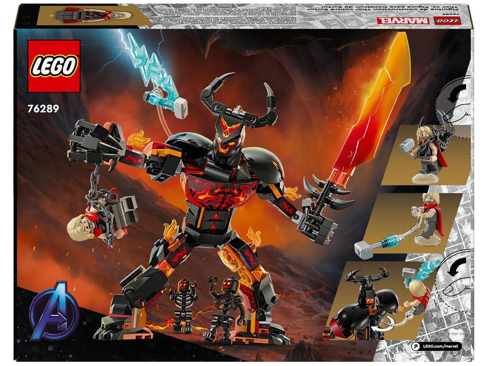 LEGO Marvel Figura para Construir Thor vs. Surtur - 8