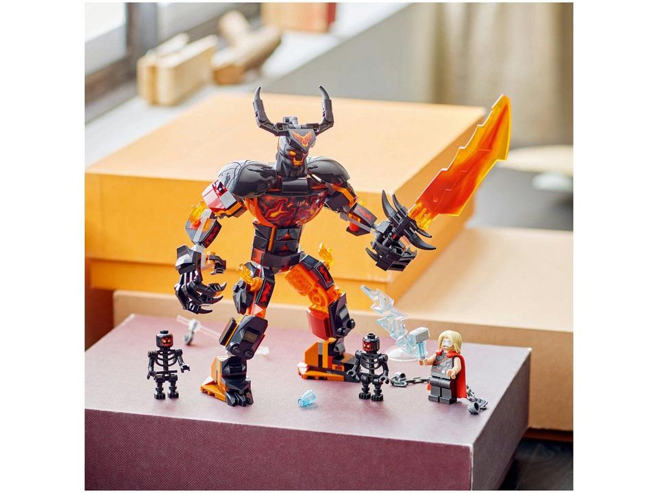 LEGO Marvel Figura para Construir Thor vs. Surtur - 3
