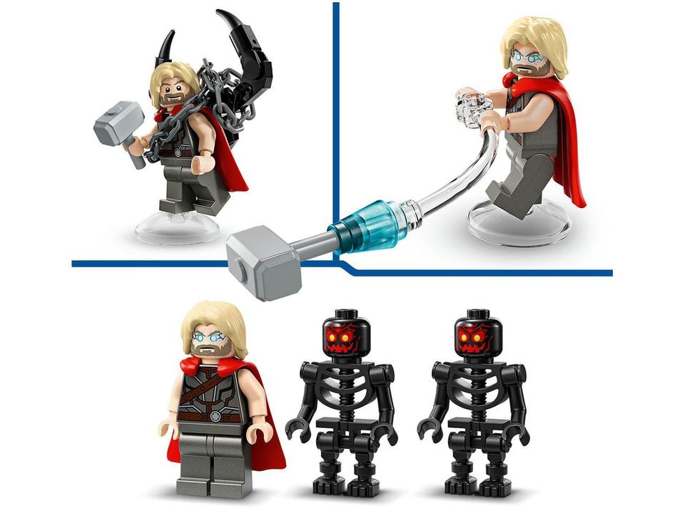 LEGO Marvel Figura para Construir Thor vs. Surtur - 4