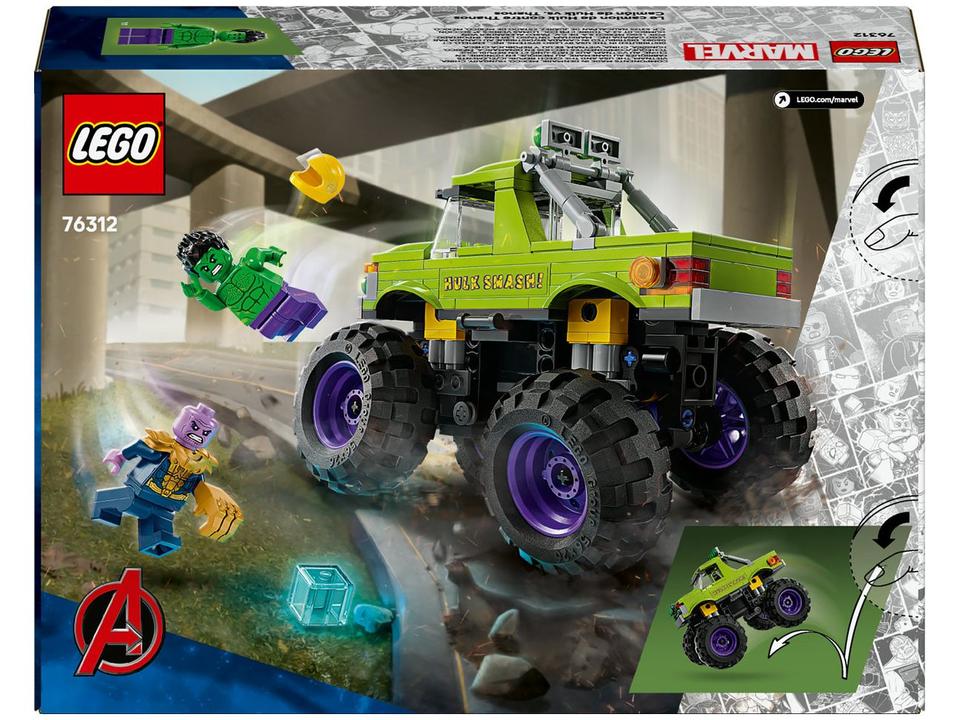 LEGO Marvel O Caminhão do Hulk vs Thanos - 9
