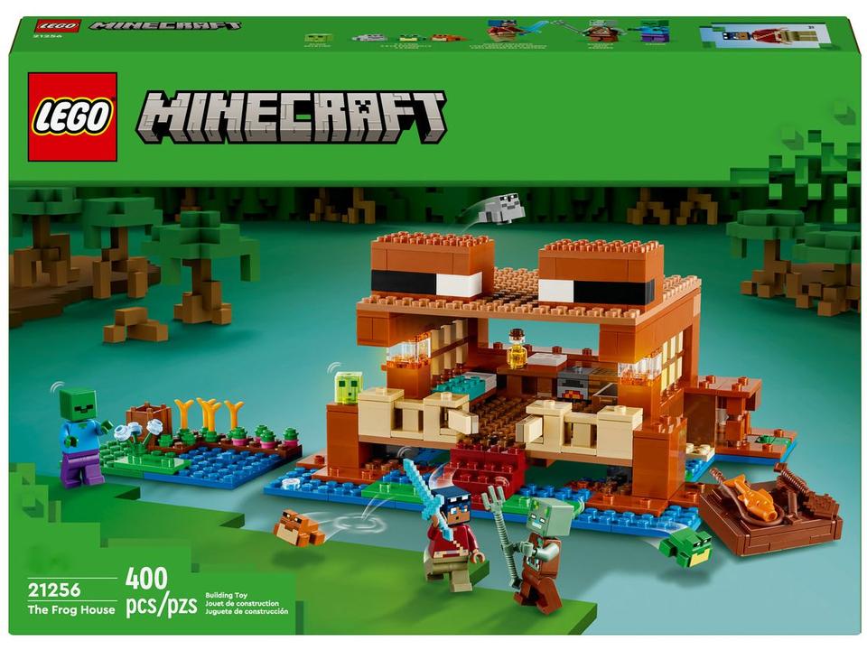 LEGO Minecraft A Casa Sapo 21256 400 Peças - 1