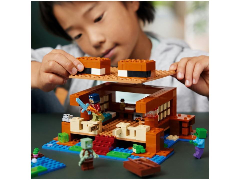 LEGO Minecraft A Casa Sapo 21256 400 Peças - 8