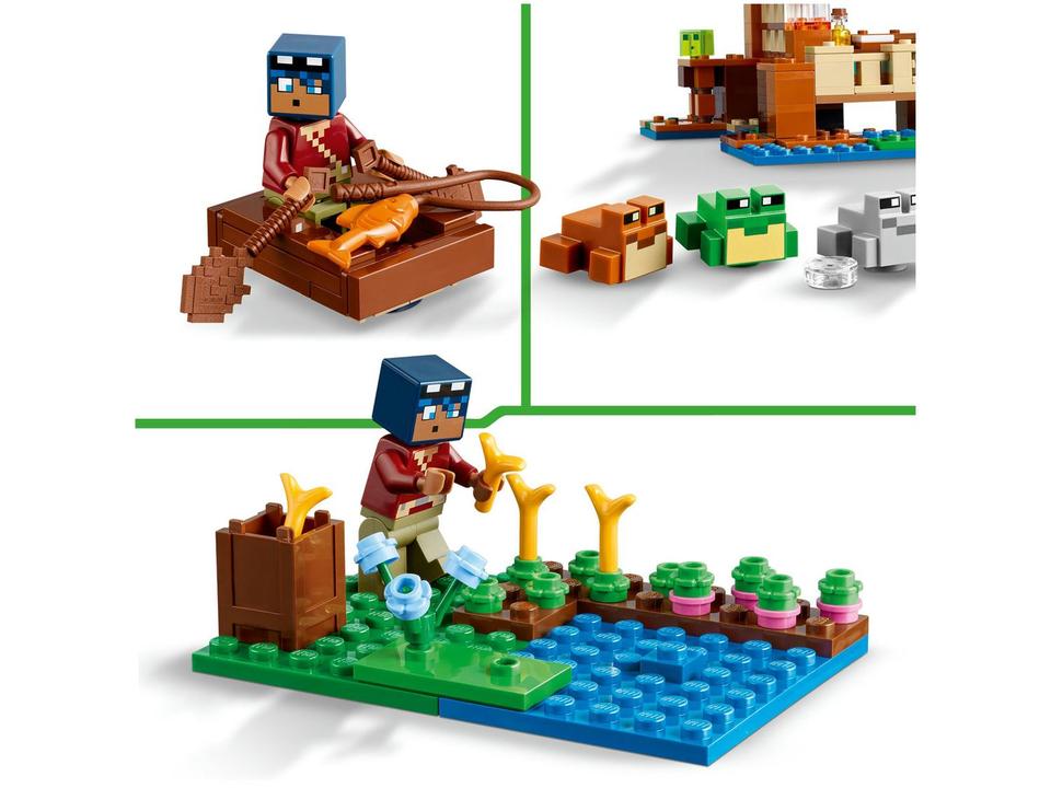 LEGO Minecraft A Casa Sapo 21256 400 Peças - 6