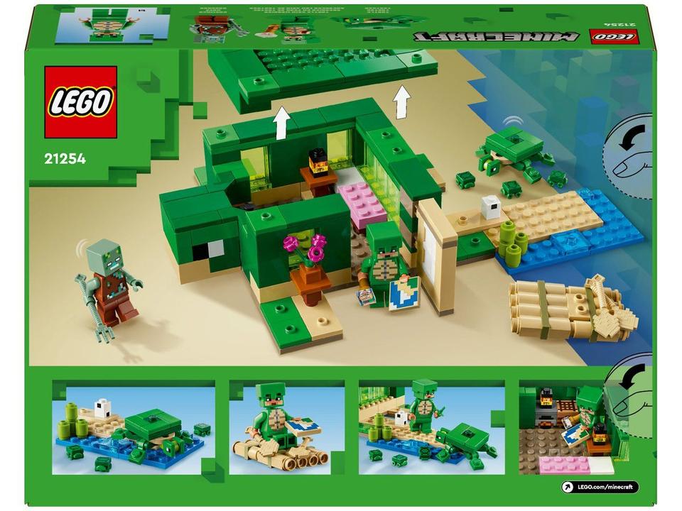 LEGO Minecraft A Casa Tartaruga de Praia - 9