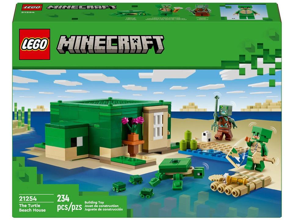 LEGO Minecraft A Casa Tartaruga de Praia - 1