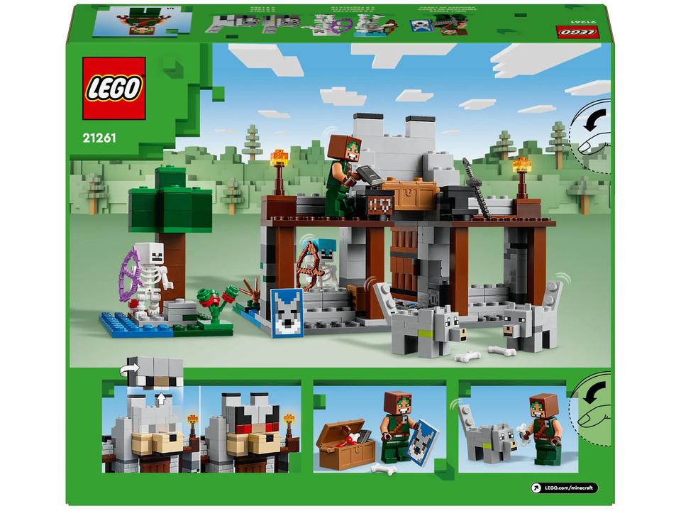 LEGO Minecraft A Fortaleza dos Lobos 21261 - 8