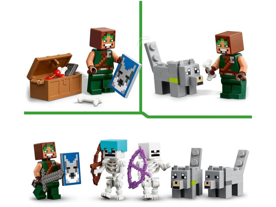 LEGO Minecraft A Fortaleza dos Lobos 21261 - 5