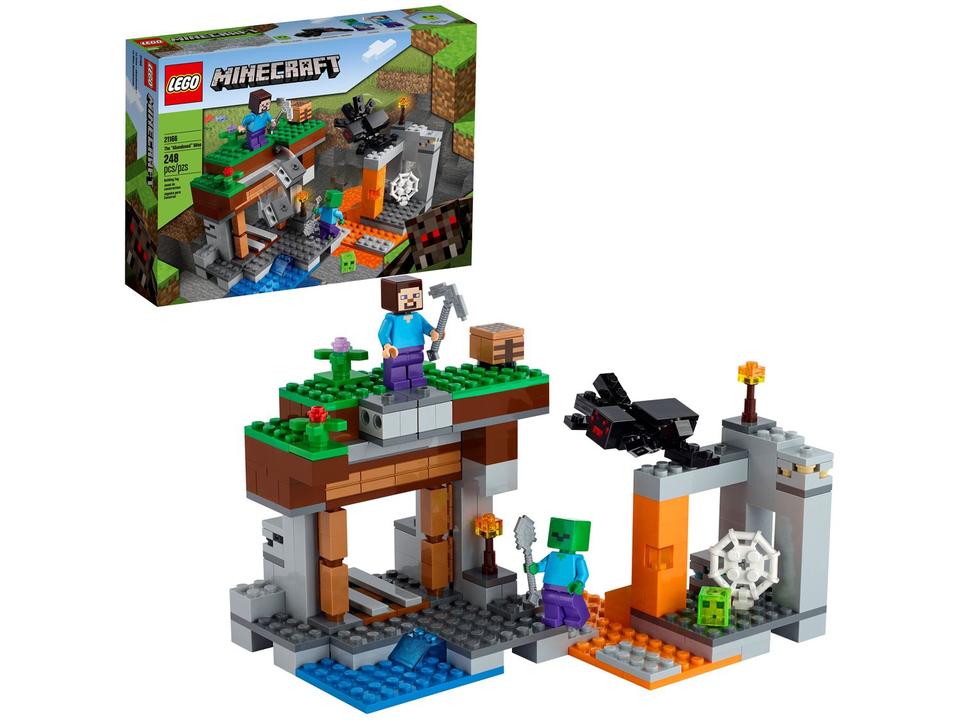 LEGO Minecraft A Mina Abandonada 248 Peças - 21166 - 3