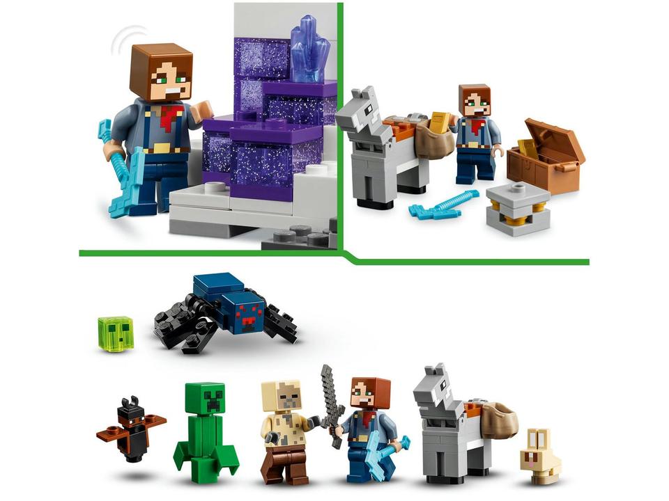 LEGO Minecraft A Mina do Ermo 21263 538 Peças - 5