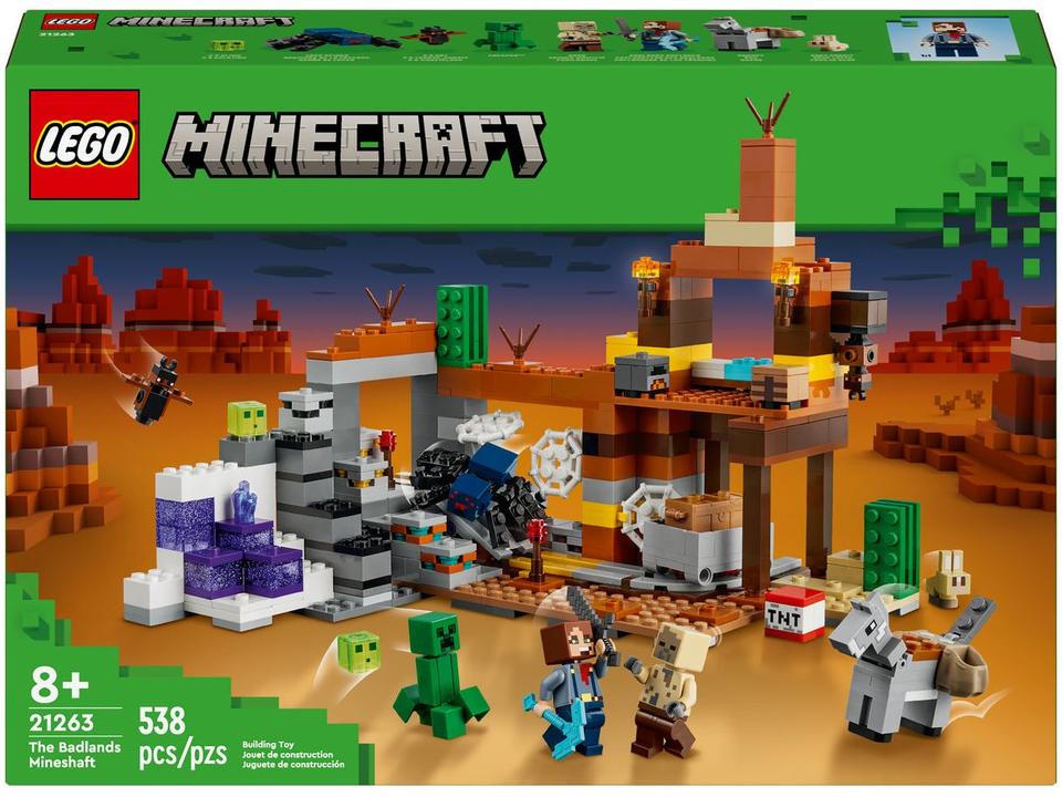LEGO Minecraft A Mina do Ermo 21263 538 Peças - 7