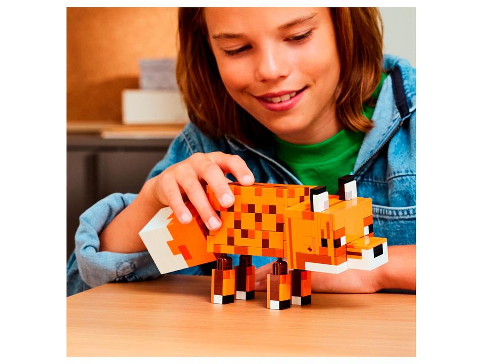 LEGO Minecraft A Raposa 21588 497 Peças - 2