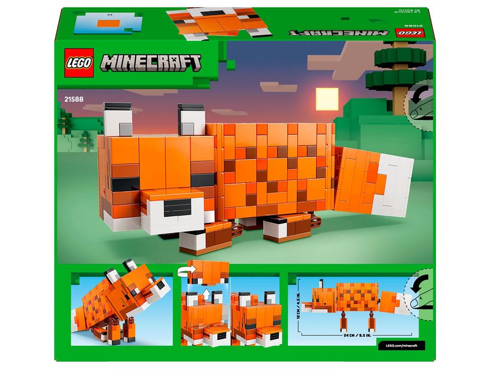 LEGO Minecraft A Raposa 21588 497 Peças - 6