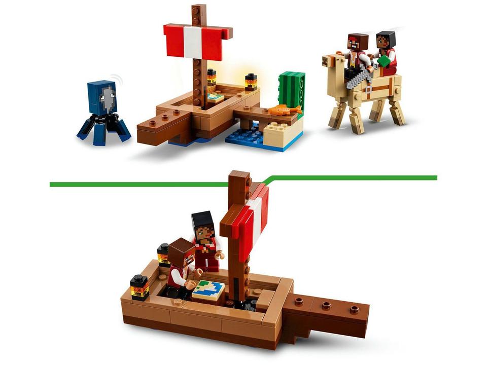 LEGO Minecraft A Viagem do Barco Pirata 21259 - 4