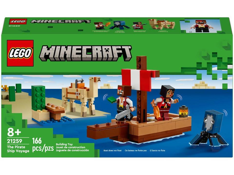 LEGO Minecraft A Viagem do Barco Pirata 21259 - 6